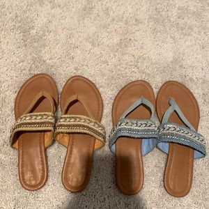 Beaded sandals